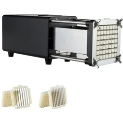 VEVOR Elektrischer Pommes-Frites-Schneider Edelstahl Kartoffel-Gemüseschneider