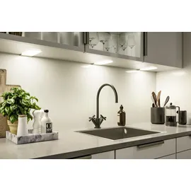 Paulmann LED Unterbauleuchte Bredo silber warmweiß 3er Set