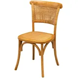 BISCOTTINI INTERNATIONAL ART TRADING Biscottini Esszimmerstühle | Rattanstuhl 87X46x47 cm | Restaurantstühle | Holzstuhl | Küchenstühle | Wohnzimmersessel | Thonet Stuhl