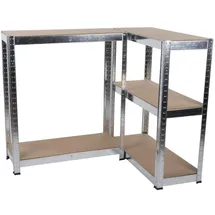 Kinzo Lagerregal Regal 5 Böden Heavy Duty Max 750 Kilo Keine Schrauben MDF