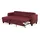 sit&more Ecksofa SIT & MORE "Belluci L-Form", rot (bordeaux), B:247cm H:85cm T:170cm, Sofas, Ecksofa, inklusive Federkern, wahlweise mit Bettfunktion und Bettkasten