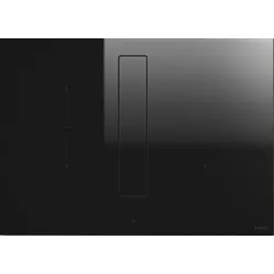 Elica NIKOLATESLA FIT BL/A/72 - Induktsionskochfeld mit Dunstabzug, Schwarz, Umluft/Abluft, 72 cm, 5 Jahre Garantie