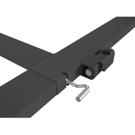 Hecht Fliegengitter mit Aluminiumrahmen 100 x 210 cm Anthrazit