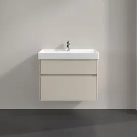 Villeroy & Boch Waschtischunterschrank 2 Auszüge 75,4 x 54,6 x 44,4 cm Cashmere Grey