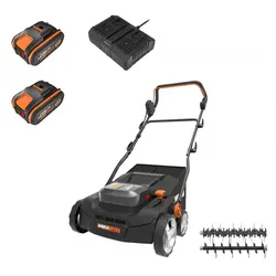 Worx Nitro WG855E - Akku Vertikutierer - 2x20V/4Ah