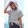 H.I.S. Sweatshirt gestreift marine/offwhite 40/42