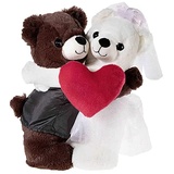 HEUNEC & Hochzeitsbärenpaar Bärin und Bär