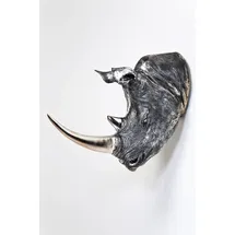 Kare Deko Kopf Rhino Antique
