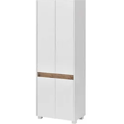 MÖBELPARTNER Badschrank Cosmo 701514 weiß 56,9 x 33,0 x 164,5 cm