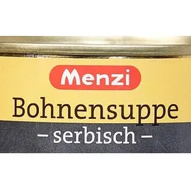 Menzi serbische Bohnensuppe Eintopf 5x 200,0 ml