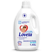 Lovela Baby Waschmittel Flüssig 1,45L Hypoallergen für Weißwäsche Kinder