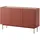 Feldmann-Wohnen Sideboard 144 x 83 x 37 cm Keramikrot / Eiche