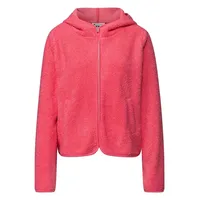 STREET ONE Damen Teddy-Jacke mit Kapuze - 40