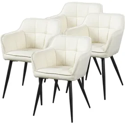 Esszimmerstuhl 4er Set Birmingham Beige