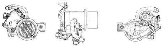 MAHLE Kühler, Abgasrückführung ce55000p für VW