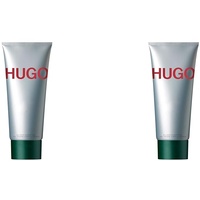 HUGO MAN Shower Gel, aromatisch-belebende Duftnoten mit Tannenbalsam für spontane Männer, 200ml (Packung mit 2)