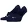 Puma UNISEX MID CUT FOOTIE 2 Paar Blau 39-42