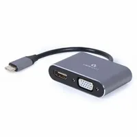 Gembird A-USB3C-HDMIVGA-01 USB-Grafikadapter 3840 x 2160 Pixel (A-USB3C-HDMIVGA-01)