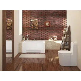 Badland CAPRI Rechteckbadewanne 100 x 70 cm (UBA147ARA2V-01)