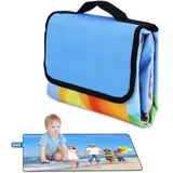 Dinikally Personalisierte Foto Picknickdecke Outdoor Picknickdecke Benutzerdefinierte Campingdecke Mit Tragegriff (sty1)