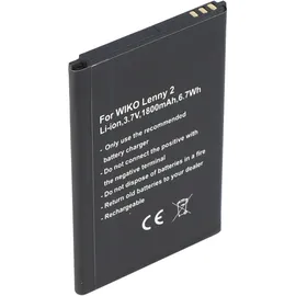 AccuCell Akku passend für den Wiko Lenny 3 Akku 5030, 3,7Volt 1800mAh mit 6,7Wh