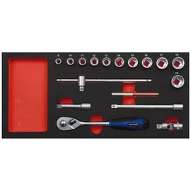 PROJAHN 3/8 Xi-on Werkzeug-Satz Einlage 17-tlg.