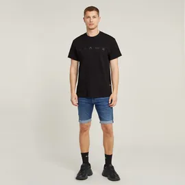 G-Star 3301 Slim Denim Shorts - Mittelblau - Herren, Gr. 34