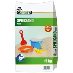 Mr. GARDENER  Spielsand, Körnung: 2 mm, 15 kg, braun 