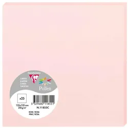 Pollen 250x Karte Pollen 135x135mm 210g - Rosa 11855C