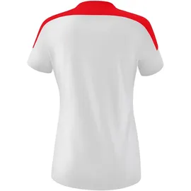 Erima Change T-Shirt Weiß/Rot/Schwarz 34