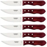 Tramontina Jumbo Steakmesser-Set, bordeaux