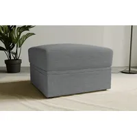 OTTO home Polsterhocker Lavars Schlafsofa Polyester 70 x 46 x 70 cm Grau