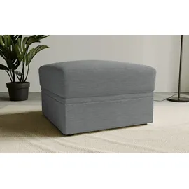 OTTO home Polsterhocker Lavars Schlafsofa Polyester 70 x 46 x 70 cm Grau