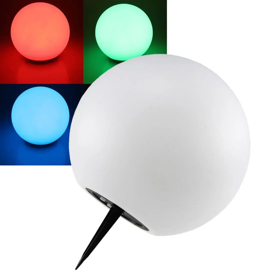 LED Solar Kugelleuchte 25cm Ø SK25 RGB