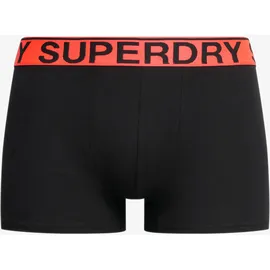 Superdry Herren 3er Pack Boxershorts Marke orange, grau, schwarz, L