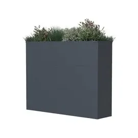 Westmann Talus XL Pflanzkübel 100 x 25 x 77 cm Anthrazit