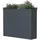 Westmann Talus XL Pflanzkübel 100 x 25 x 77 cm Anthrazit