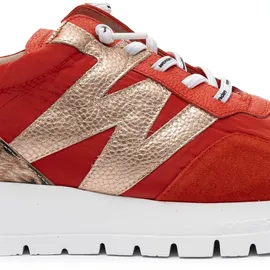 Wonders A24100 Damen Weite M Rot/Gold/Braun 36