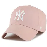 '47 Brand Strapback Cap CLEAN UP New York Yankees Dusty Mauve