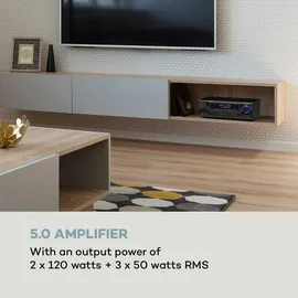 Auna AMP 3800 BT 5.0-HiFi-Verstärker