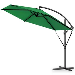 Kingsleeve Sonnenschirm Ø 330cm grün mit UV-Schutz 50+ wasserabweisend Ampelschirm