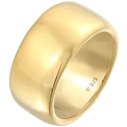 Elli PREMIUM Breit Schlicht Bandring Trend 925 Sterling Silber Ringe   Damen 