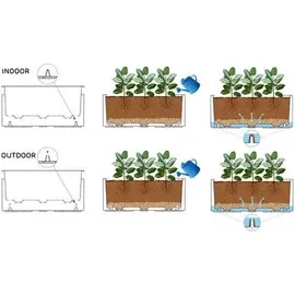 Euro3Plast Kebe 39,5 x 39,5 x 39,5 cm Weiß