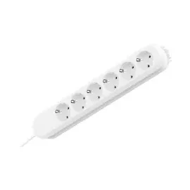 Bachmann Steckdosenleiste 1,5 m Weiß 6 St.