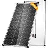 VoltX 160 Watt 12 Volt Monokristallines Solarmodul Hoch Leistung Solarpanel Photovoltaik Solarzelle für Wohnmobil,Gartenhäuse, Boot und Haushalt