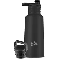 Esbit Sportflasche Pictor - Trinkflasche 550 ml in Schwarz