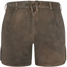 Nübler Lederhose Hotpant Meera in Mocca | Gr.: 36