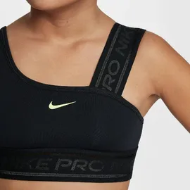 Nike Pro Swoosh Asymmetrical Mädchen schwarz - schwarz