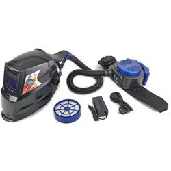 HBM Professional Automatik-Schweißerhelm mit Airflow-System