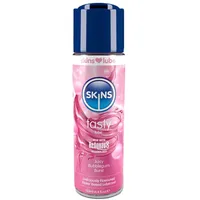 SKINS Condoms Skins *Tasty* Juicy Bubblegum Burst Gleitgel mit Geschmack 0,13 l)